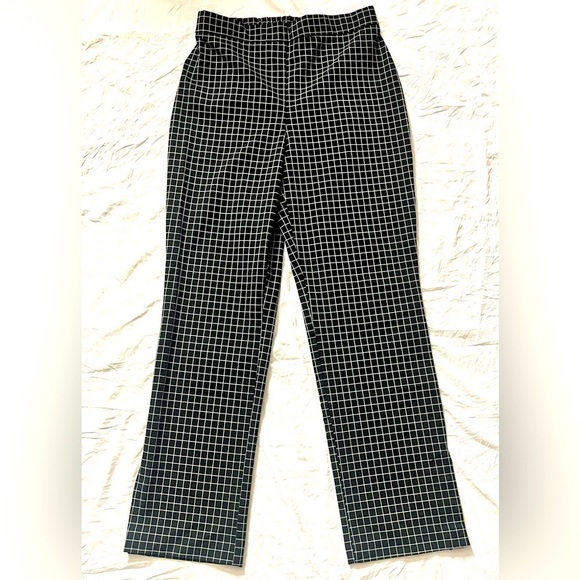 Pants - Massimo Fabro Italy Black and White Checkered Women's Trousers Pants Size 6